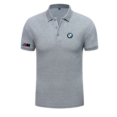 Polo BMW M Power Homme Slim Fit 2022 Coton Col Boutonné Manche Courte